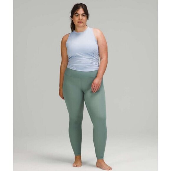 lululemon athletica Pants - Lululemon Wunder Under High-Rise Luxtrene Tight 28" In Tidewater Teal Size 2
